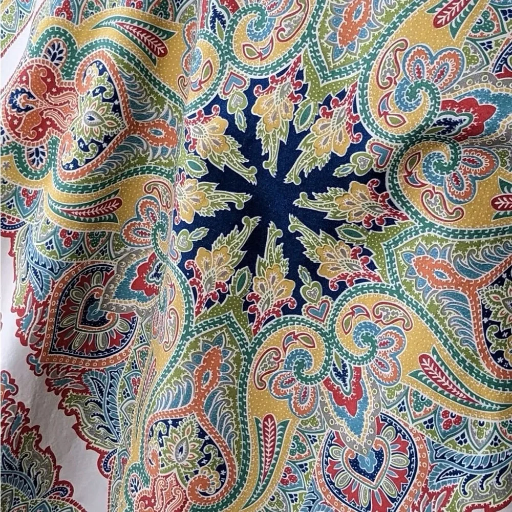 *flaw* Pottery Barn Penelope Medallion organic cotton Duvet cover
